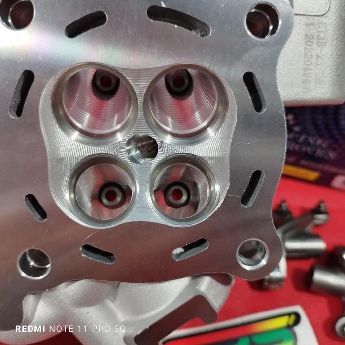 PREMIUM Head jupiter mx Vixion R15 klep besar 19/22 20/23 22/25 23/26 24/27 25/28 porting CNC TERLEN
