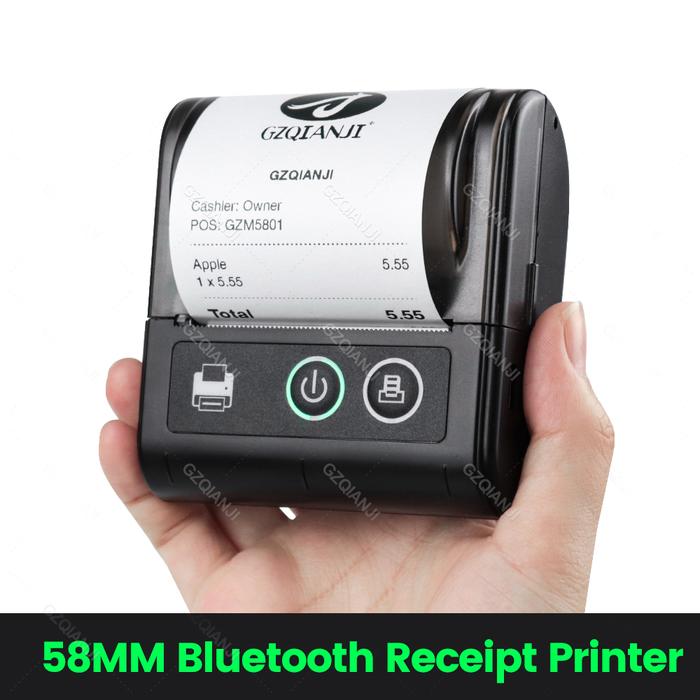 58 Mini Portable Printer Thermal Mini Printer For Mobile Phone PC