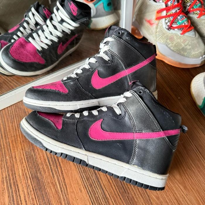 Nike dank high magenta wmns black casual original murah - sneakers second market