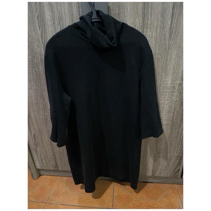 Zara original polos turtleneck atasan wanita panjang warna hitam likenew thrifting preloved