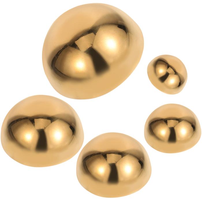 5 Pcs Mirror Wall Decor Gazing Balls Garden Globe Decorations