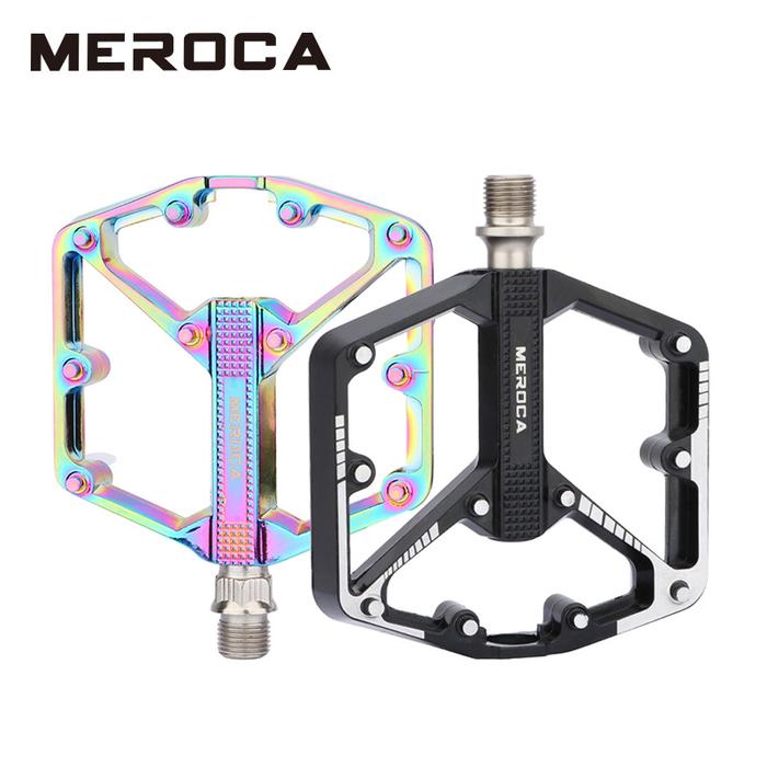 Bicycle Pedals Sealed DU Bearing Nonslip Pedal Mountain Road Bike Cycling Alloy Platform Mtb Pedal