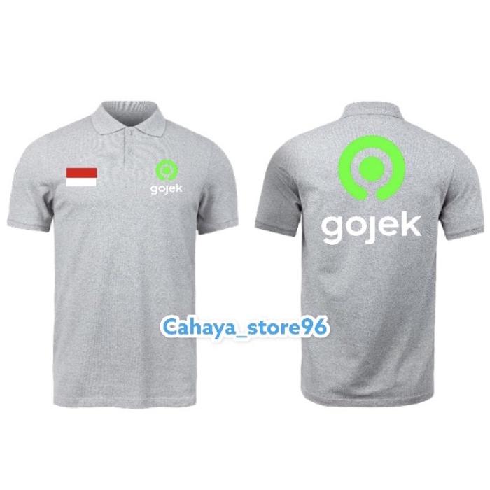 KAOS POLO KRAH SABLON GoJeK,TERBARU / KUALITAS TERBAIK