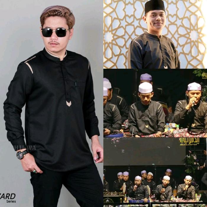 Hilwa Official Baju koko sragam Hadroh Syubbanul Muslimin Gus Azmi Kemaja Baju Koko Atasan Muslim Pr