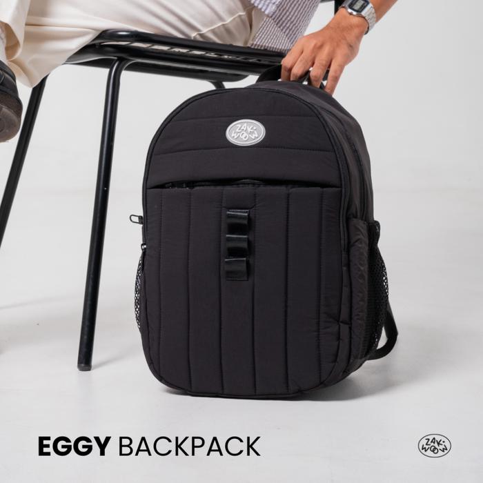 Zakwoow Eggy Backpack Tas Kuliah Pria Wanita Tas Laptop 14 Inch Backpack Daily Multifungsi