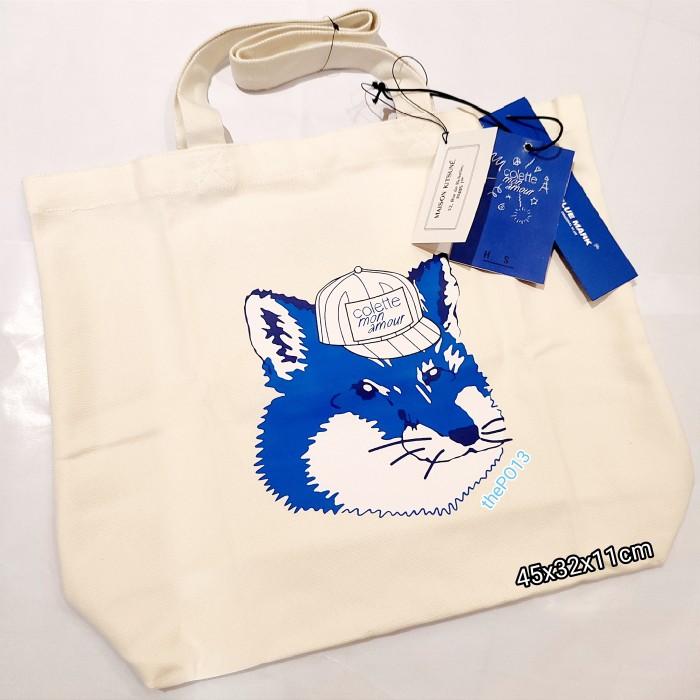 MAISON KITSUNE X COLETTE X HS X ADER FnF FOX HEAD TOTE BAG 100% BNWT