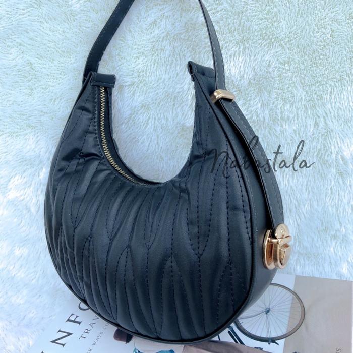 Nabastala Collection - Moon Bag Sadina | Tas Bulan | Tas bahu wanita | Hand bag wanita | Tas wanita 