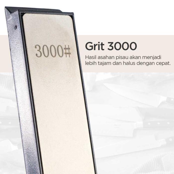 Batu Pengasah Pisau Whetstone Polished Knife Sharpening 3000 KN595