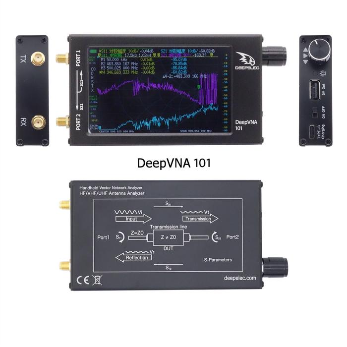 Pengisis Jaringan Vektor Deepsteen NanoVNA HF VHF UHF Talent