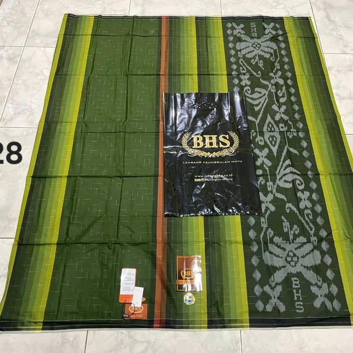 Sarung BHS Original TKP Bronze Termurah Murah Bukan Afkir - Hitam - Santri, Silver, Wanita, Motif, P