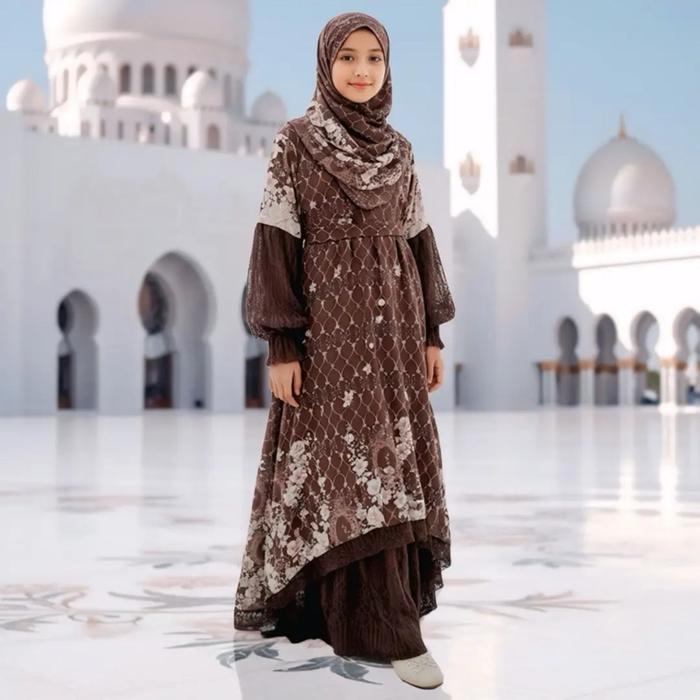 Gamis Lebaran anak. Gamis anak lebaran Gamis remaja lebaran Gamis anak tanggung Lebaran