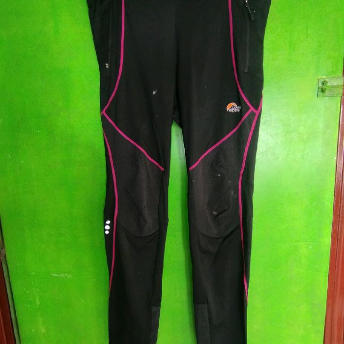CELANA OUTDOOR LOWE ALPINE RYDER DEPAN BELAKANG SLIMFIT HITAM