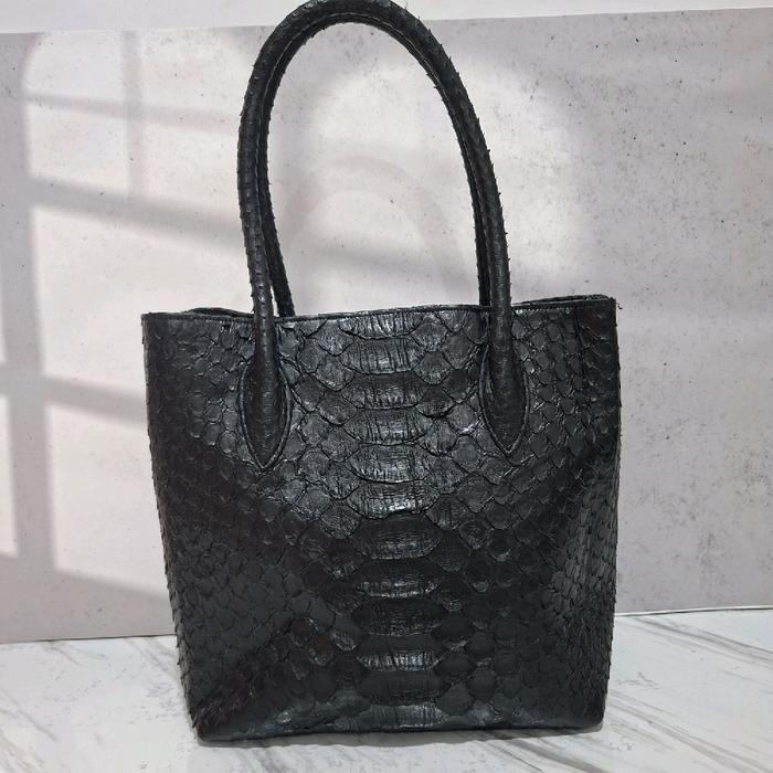 Tas Preloved Bucket Snake Skin No Brand