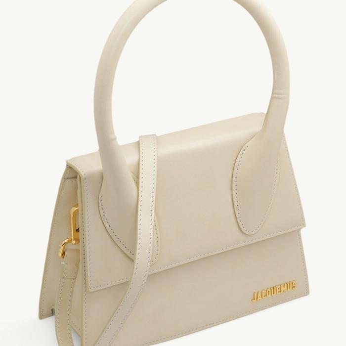 Jacquemus Le Grand Chiquito In Ivory Leather