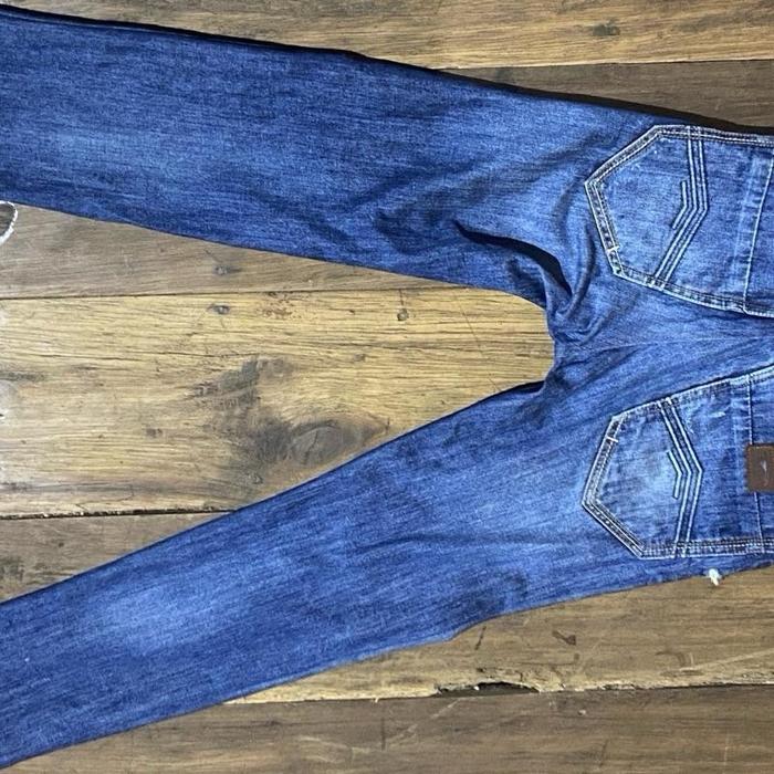 Thrift-celana jeans Pria Panjang