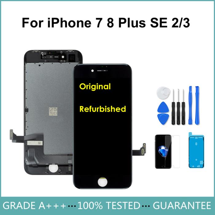 AAA+++ Original Refurbished LCD Display For iPhone 7 8 Plus SE 2020