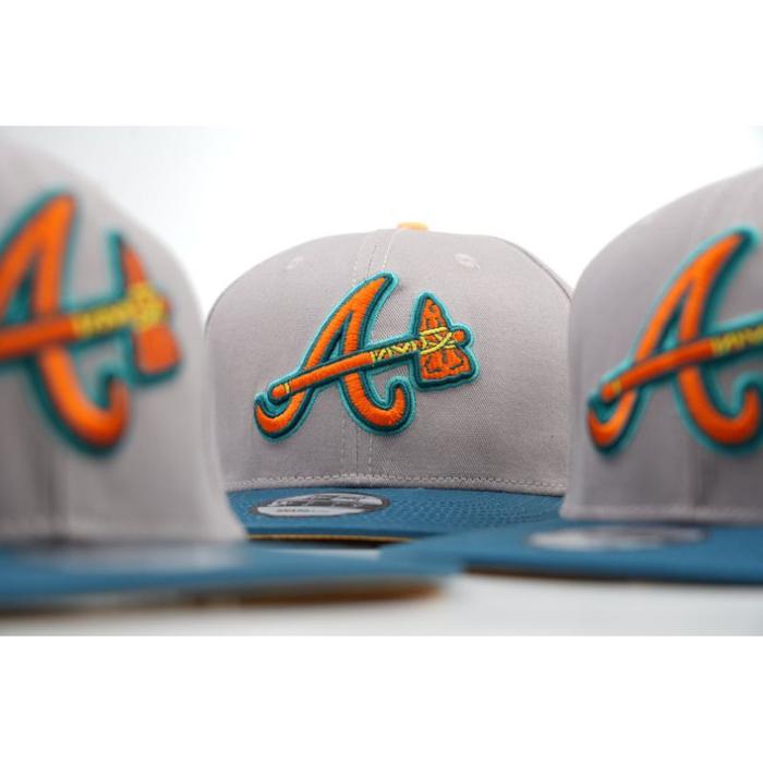NEW TOPI SNAPBACK IMPORT ATLANTA BRAVES BASEBALL CAP DISTRO FASHION PRIA WANITA HIP HOP HAT DEWASA