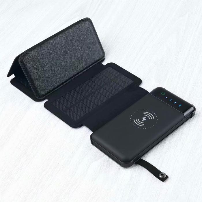 Powerbank Surya 20000MAh Lipat Papan Pengisian Daya Surya Besar
