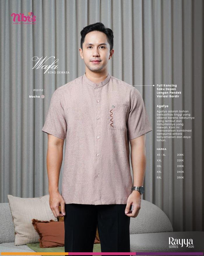 WAFA KOKO MOCHA / KOKO NIBRAS WAFA / KOKO DEWASA WARNA COKLAT / KOKO WAFA NIBRAS / KOKO WARNA MOCHA