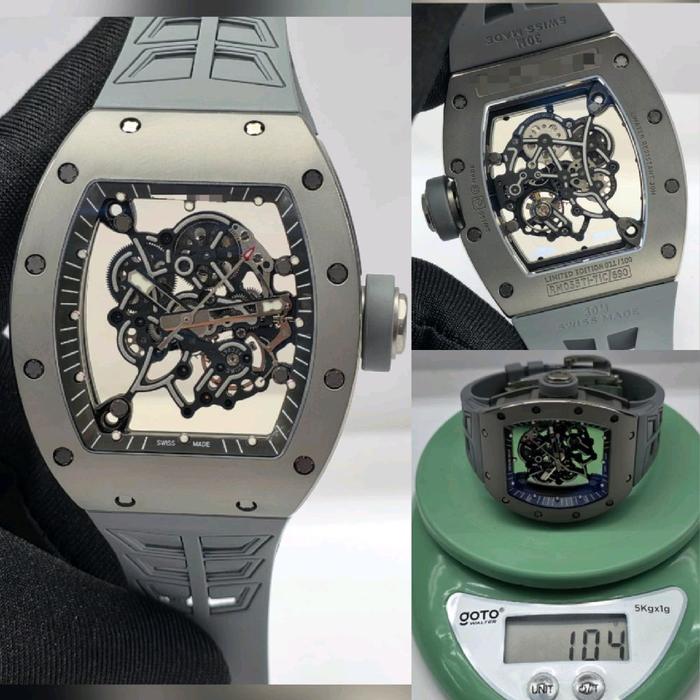 Dr.Jam II RM055 RM 055 TITANIUM GREY SHARK ZF 42.7MM TOP TIER 5
