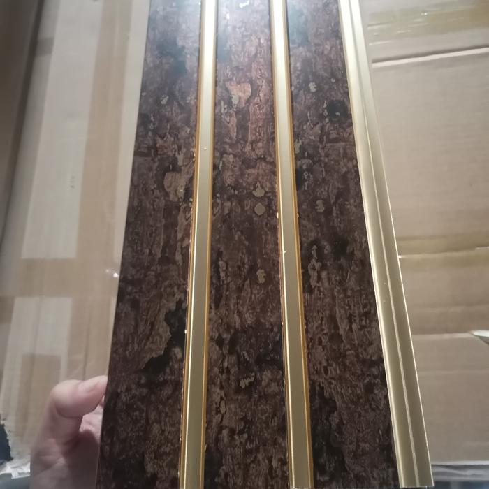 [2.9METER x 16 CM] Wood Panel WPC / WallPanel PVC / Kisi Kisi Kayu / Dinding Motif Kayu 3D WALL PANE