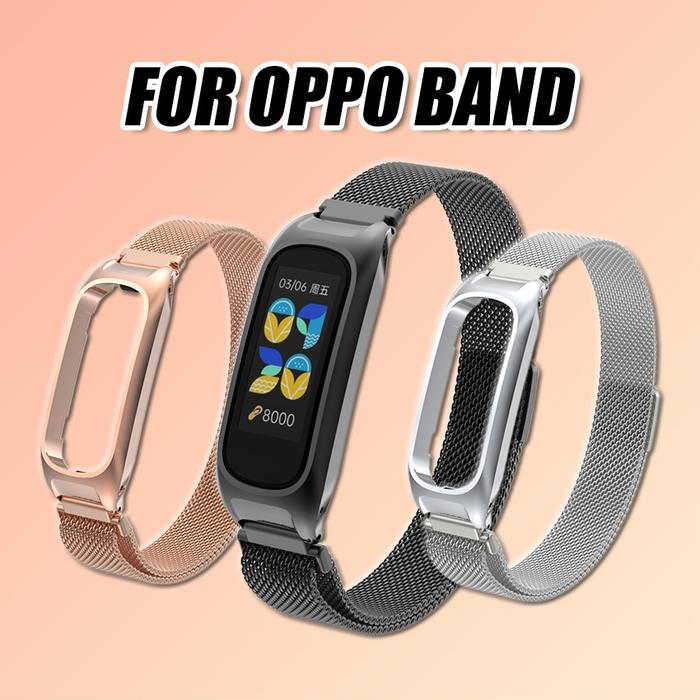 Strap Metalic OPPO Band Tali Pengganti OPPO Band Berbahan Metal Magnetic Strap OPPO oppo band strap