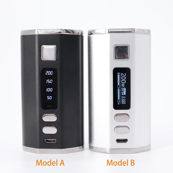 Electronic Cigarette 200W Box Mod Vape Build-In 4400mah Battery OLED