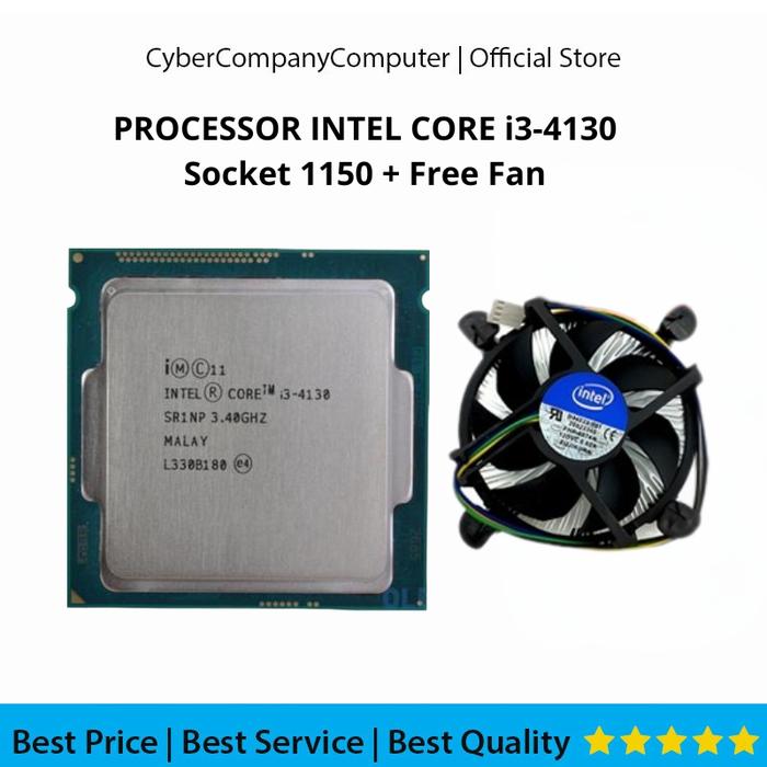 Processor Intel Core i3-4130/ i3-4150 Gen4 LGA 1150 3.40GHz + Free Fan - Processor i3-4130 Gen4 Sock