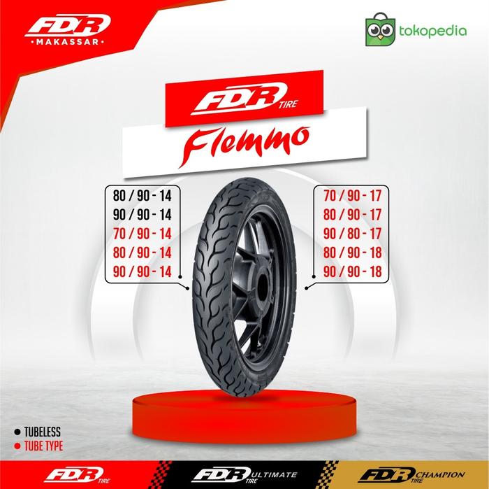 FDR FLEMMO 90/80 RING 17 "TUBETYPE"