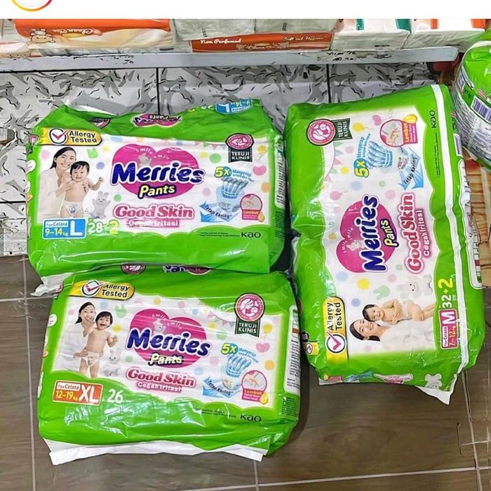 PEMPERS MERRIES M L XL Ecer Merries celana