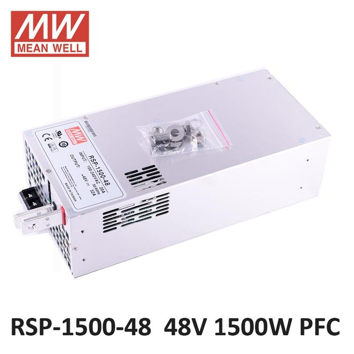 Meanwell 1500W SMPS PFC Function RSP-1500-48 48V DC led power supply
