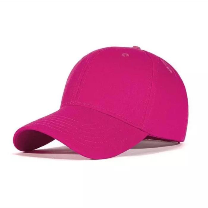 Maxdo - Topi Baseball Polos Distro Pink Fanta Aksesoris Fashion Keren Pria Wanita Quality Premium Ce