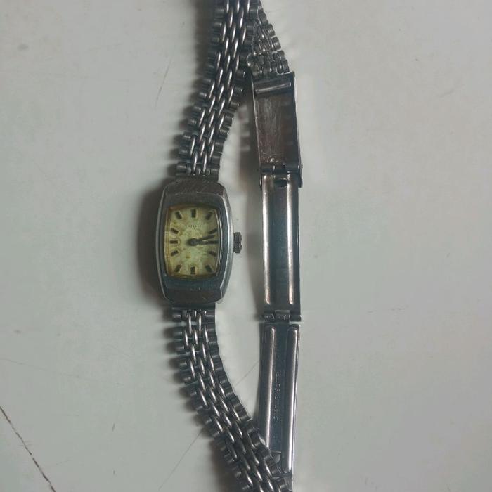 Rado Jam Tangan Wanita Vintage Tank Stainless Steel Automatik Manual Full Original