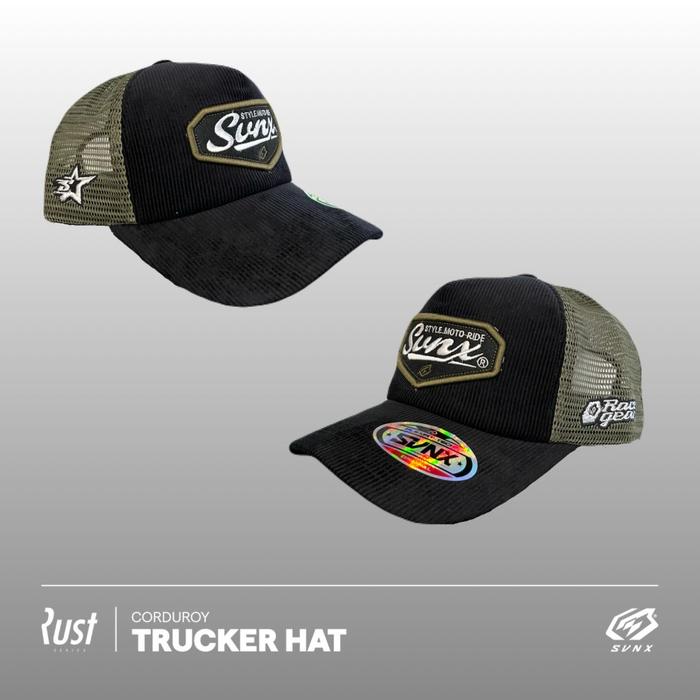 TRUCKER HAT SVNX - RUST / TOPI / TRUCKER CAP / HAT / TOPI JARING
