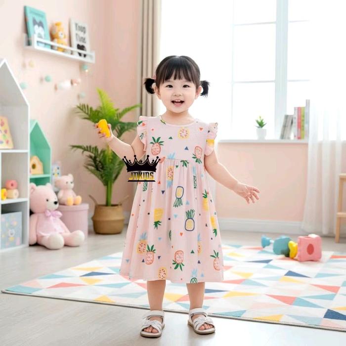 Dress Anak Perempuan Lotte Full Kekinian Fashion