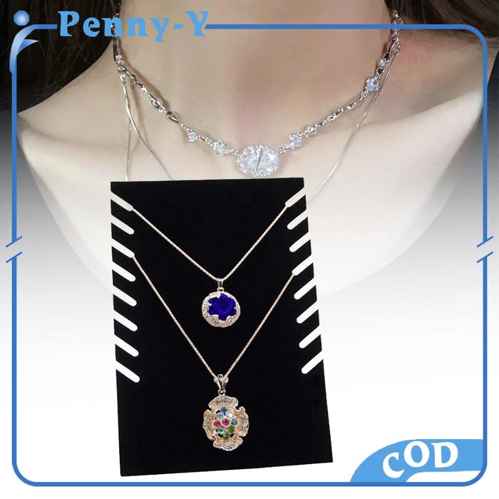 Rak Kalung Display Perhiasan Minimalis Organizer Liontin Tempat Display Kalung Tempat Kalung Display