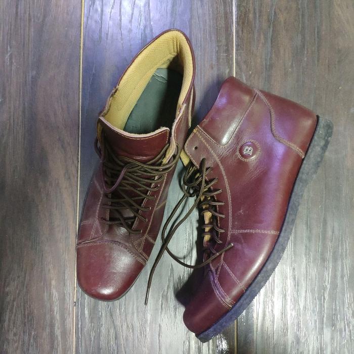 Sepatu Boot Bally Original Kulit Asli