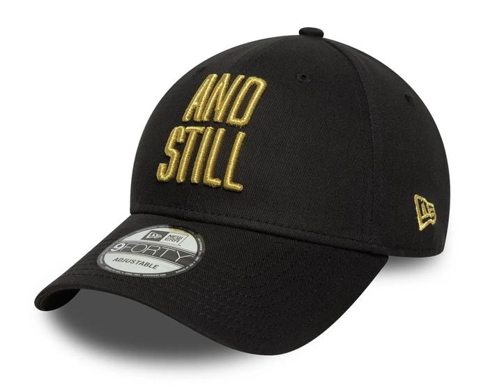 Topi New Era 9Forty UFC Ultimate Fighting Metallic Still Champ Black Adjustable Cap 100% Original