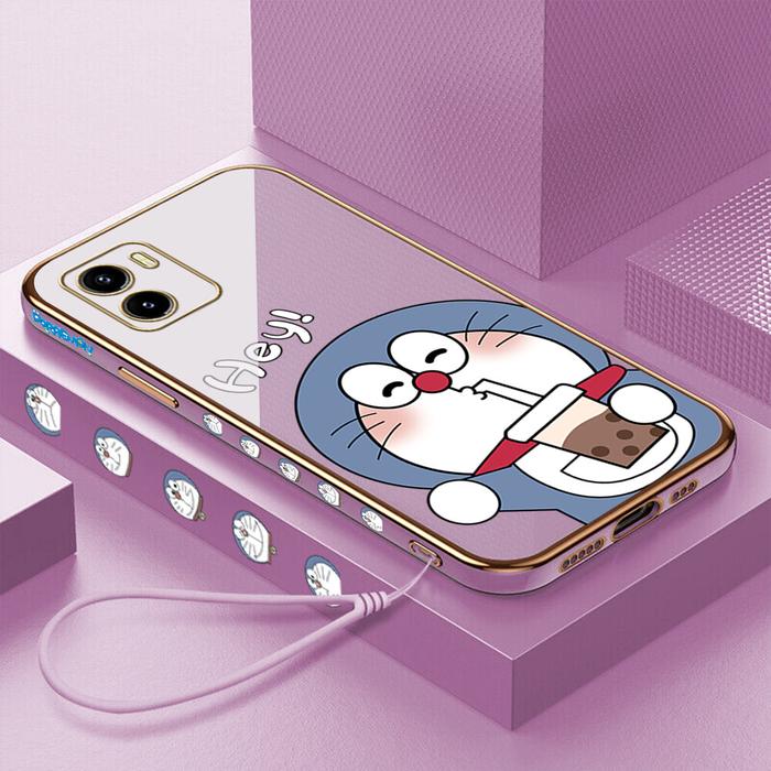 Hontinga Sarung Ponsel untuk VIVO Y15S Y15A Y35 Y16 V25 Pro 5G Y22