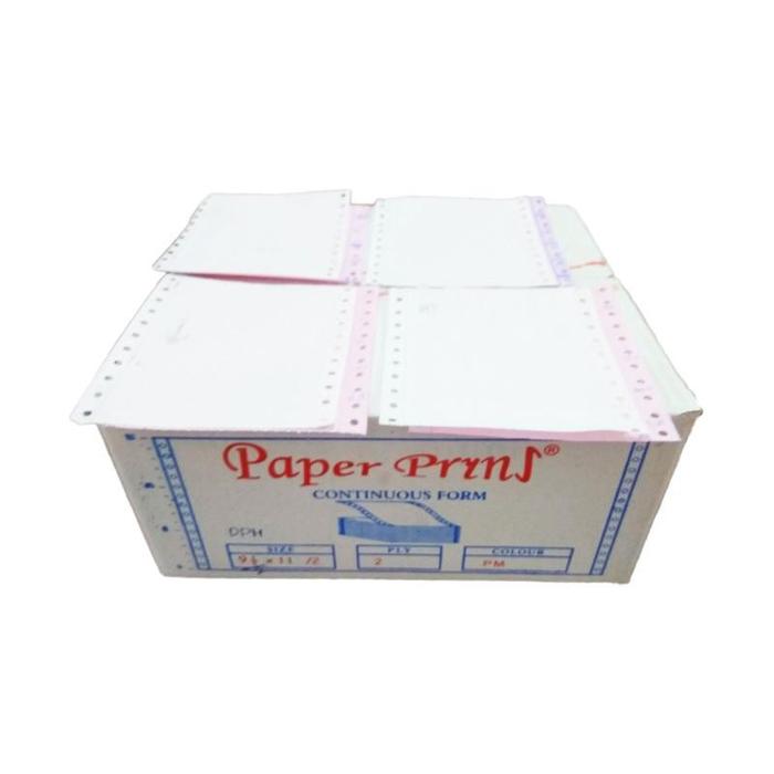 [ DUS ] Kertas Komputer Continuous Form 2 Ply 9,5 x 11 Bagi 4 - Paper Prins MURAH!