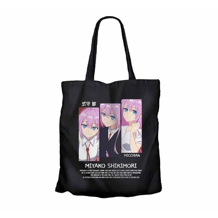 Tote bag infinite anime MIYAKO SHIKIMORI - SHIKAMORI'S NOT JUST A CUTIE material canvas