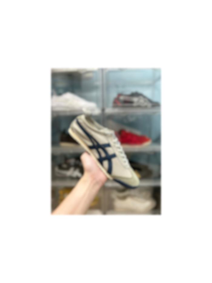 Sepatu Casual DeIuxe Cream Navy NlPPON Made