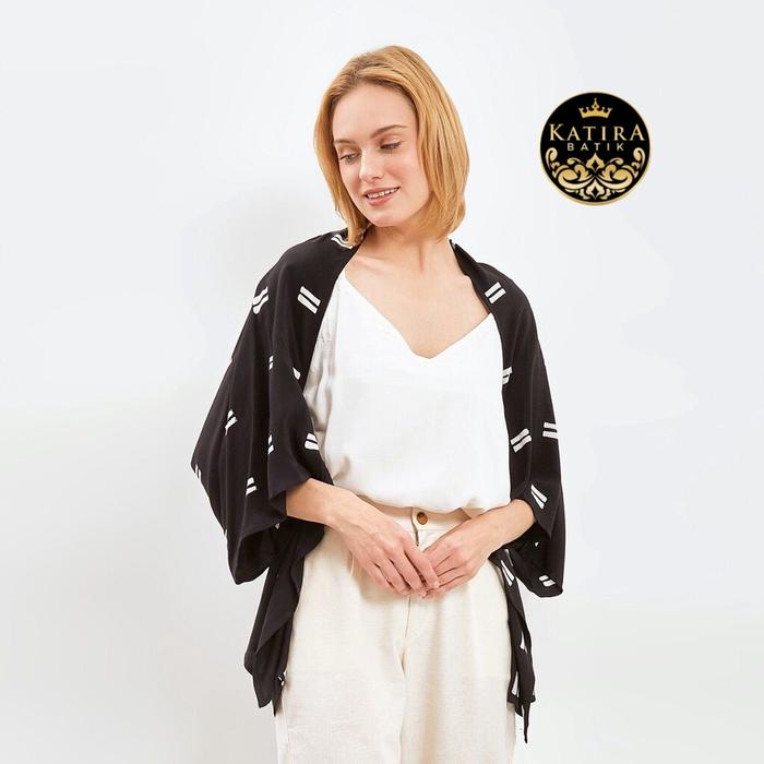 BOLERO OUTER TAEYEON CARDIGAN BATIK CANTIK OUTER LENGAN TANGGUNG RAYON SUPER JUMBO LD 120 XXXXXXL BA