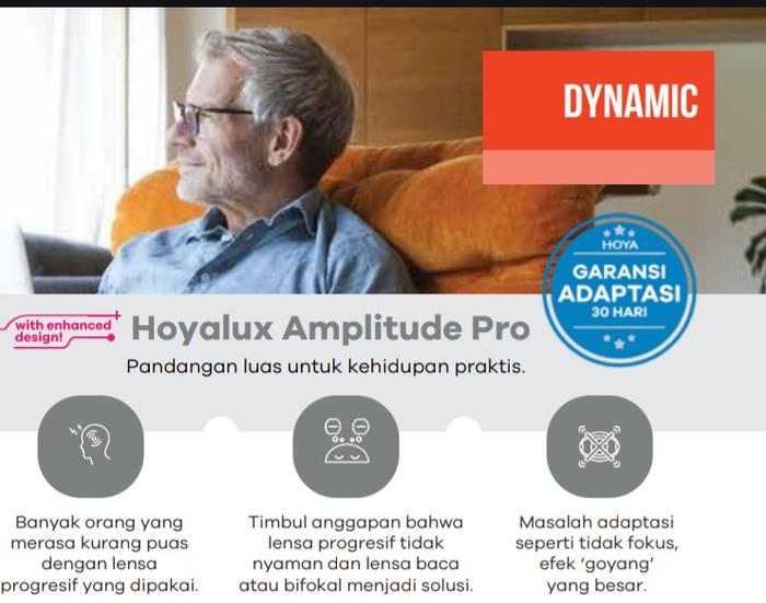 LENSA PROGRESIF HOYA HOYALUX AMPLITUDE PRO