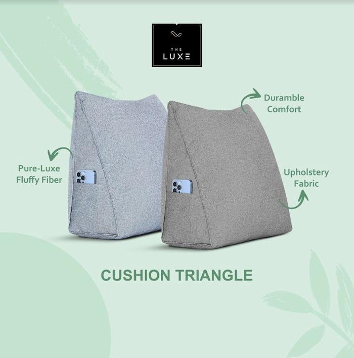 BANTAL SANDARAN THE LUXE TRIANGLE CUSHION