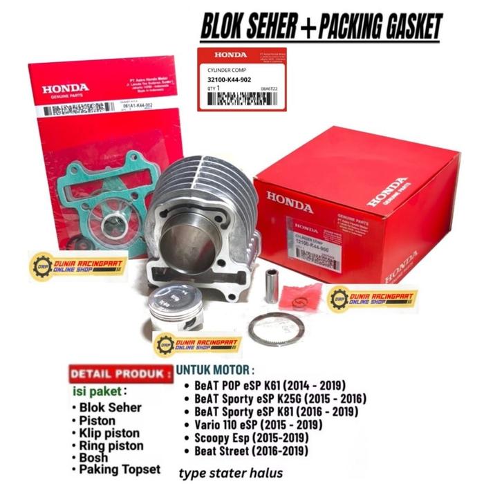 GRAB Blok Seher Komplit Beat Pop Beat ESP Beat FI Vario 110 FI ESP LED Beat Street K44