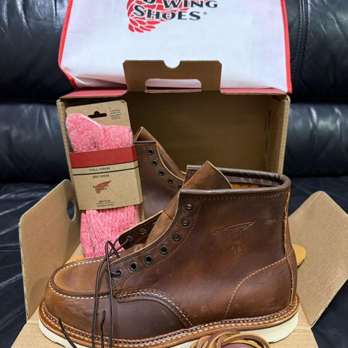 Red Wing shoes 1907 Edisi 120th Anniversary copper rough and tough