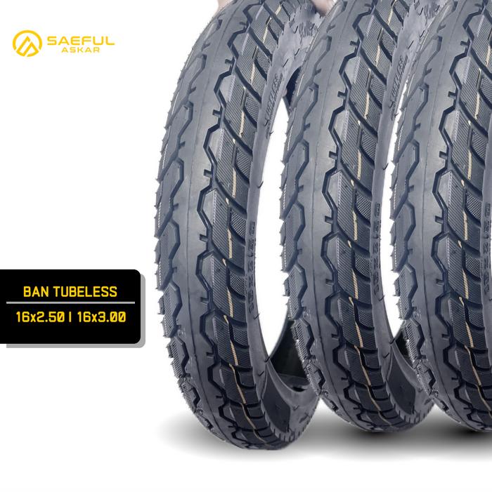 Ban Luar Sepeda Listrik Ring 16 16x2.125 16x2.50 16x3.00 Ban Luar Tubles SeLis Ring 16 16x2.5 16x3.