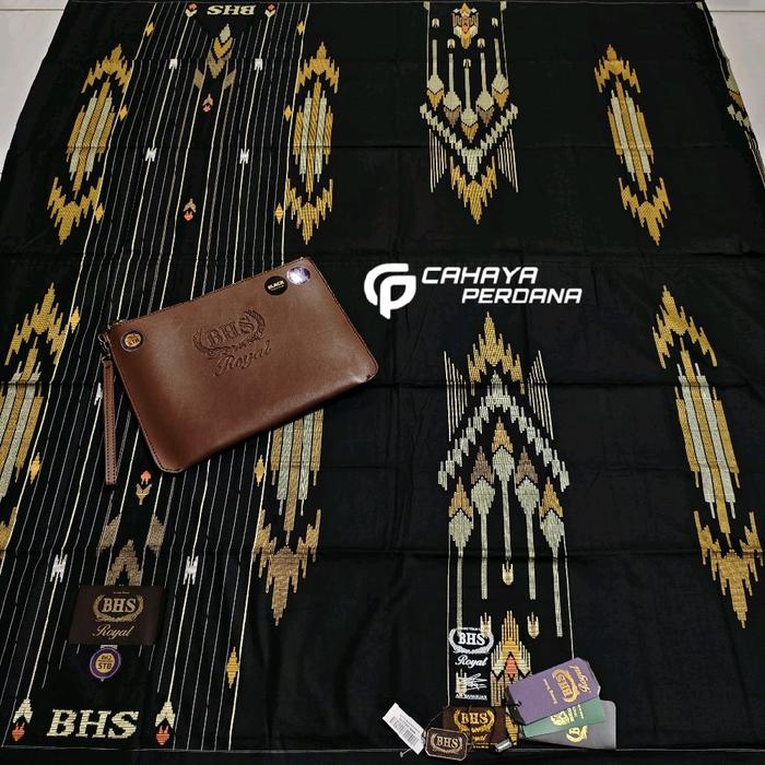 Sarung BHS Royal Gold Mercerized dan Sutera Spunsilk 50% KWG KSS KGN SCA STB SGB SGF Sarung pria mus