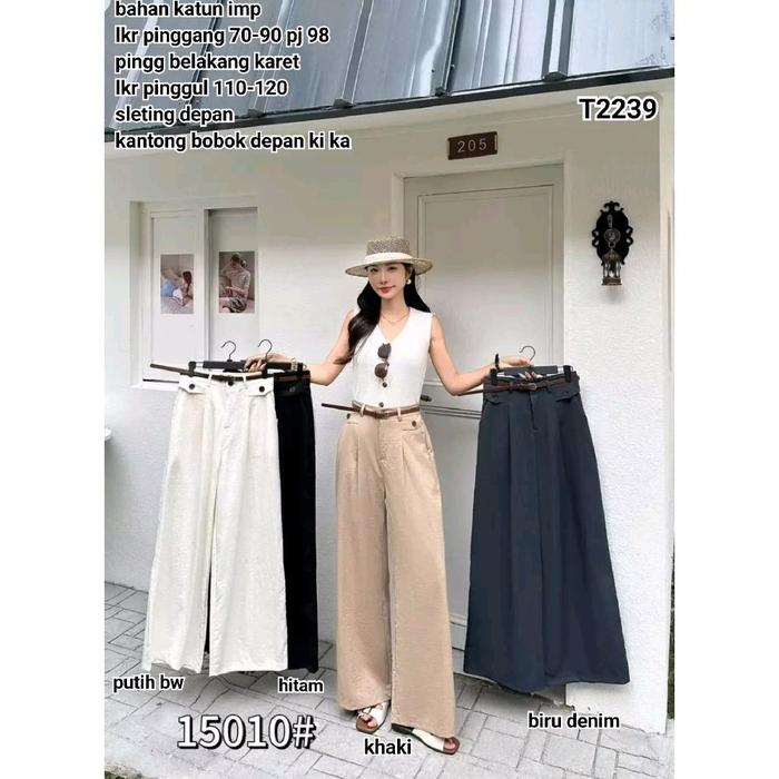 T2239 Celana Kulot panjang